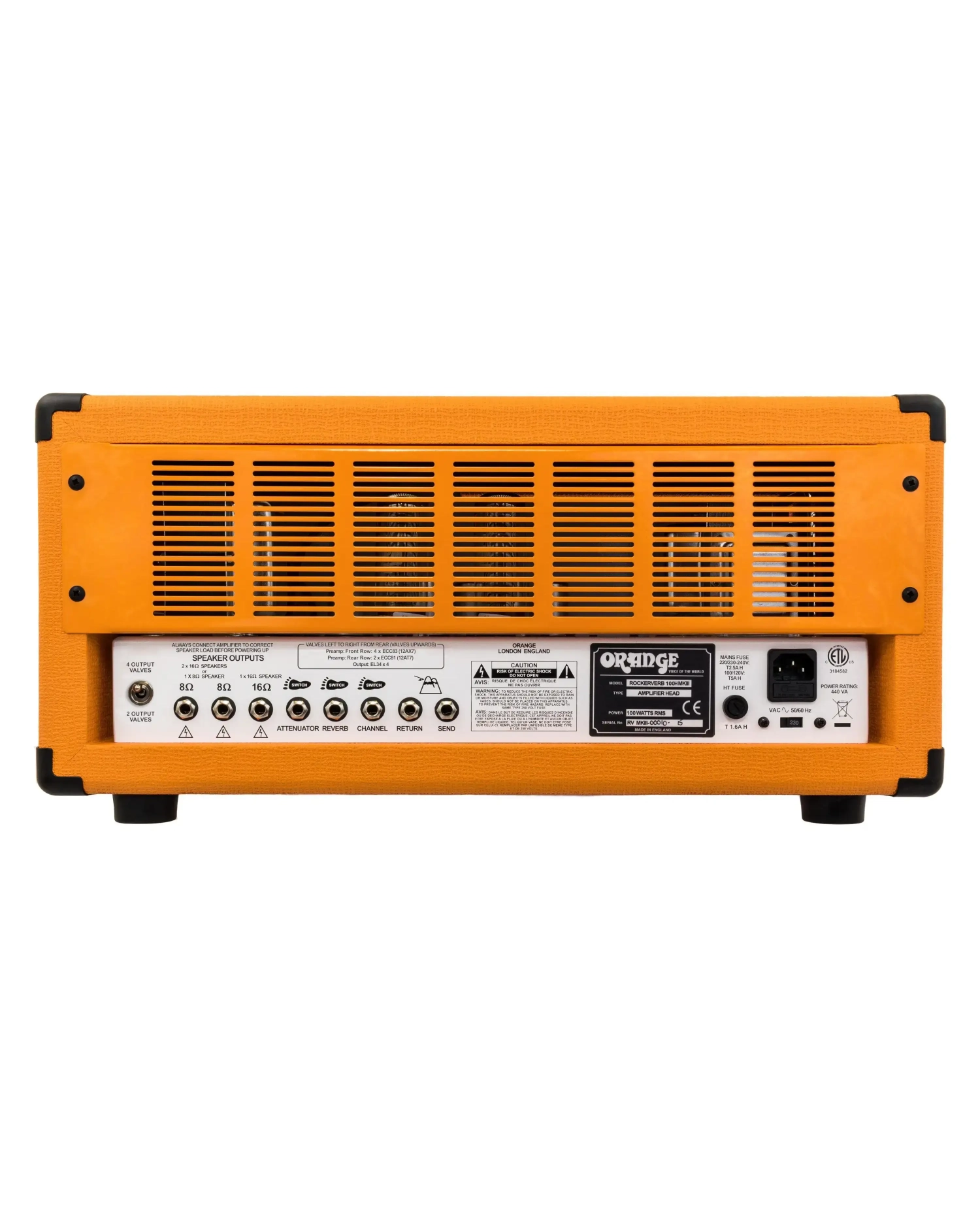 Orange Rockerverb 50H MKIII - Amplificator Chitara Orange - 4