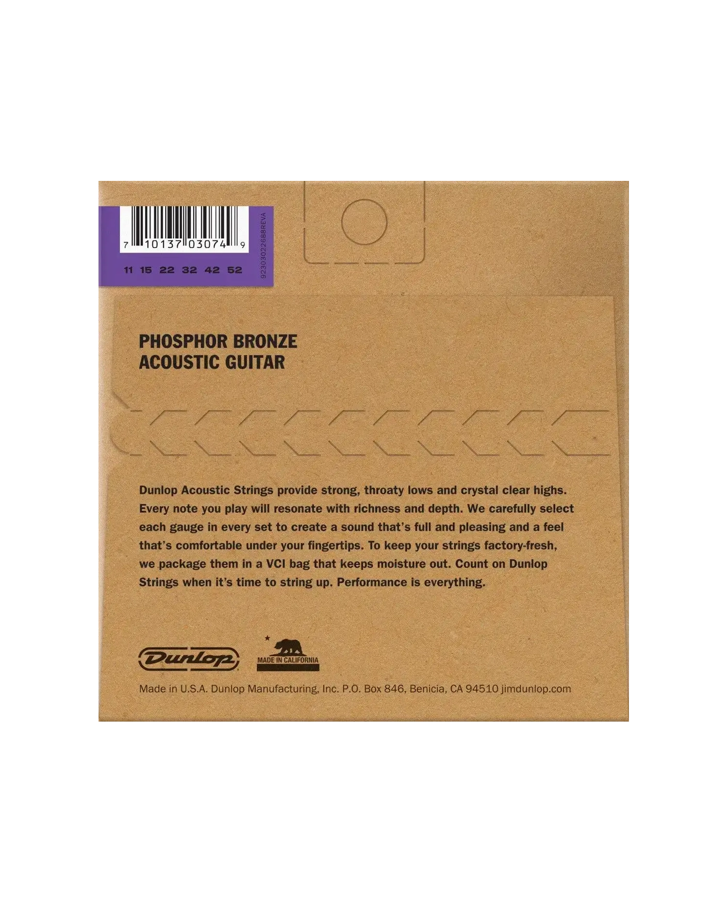 Dunlop DAP1152 Phosphor Bronze - Corzi Chitara 11-52 Dunlop - 2