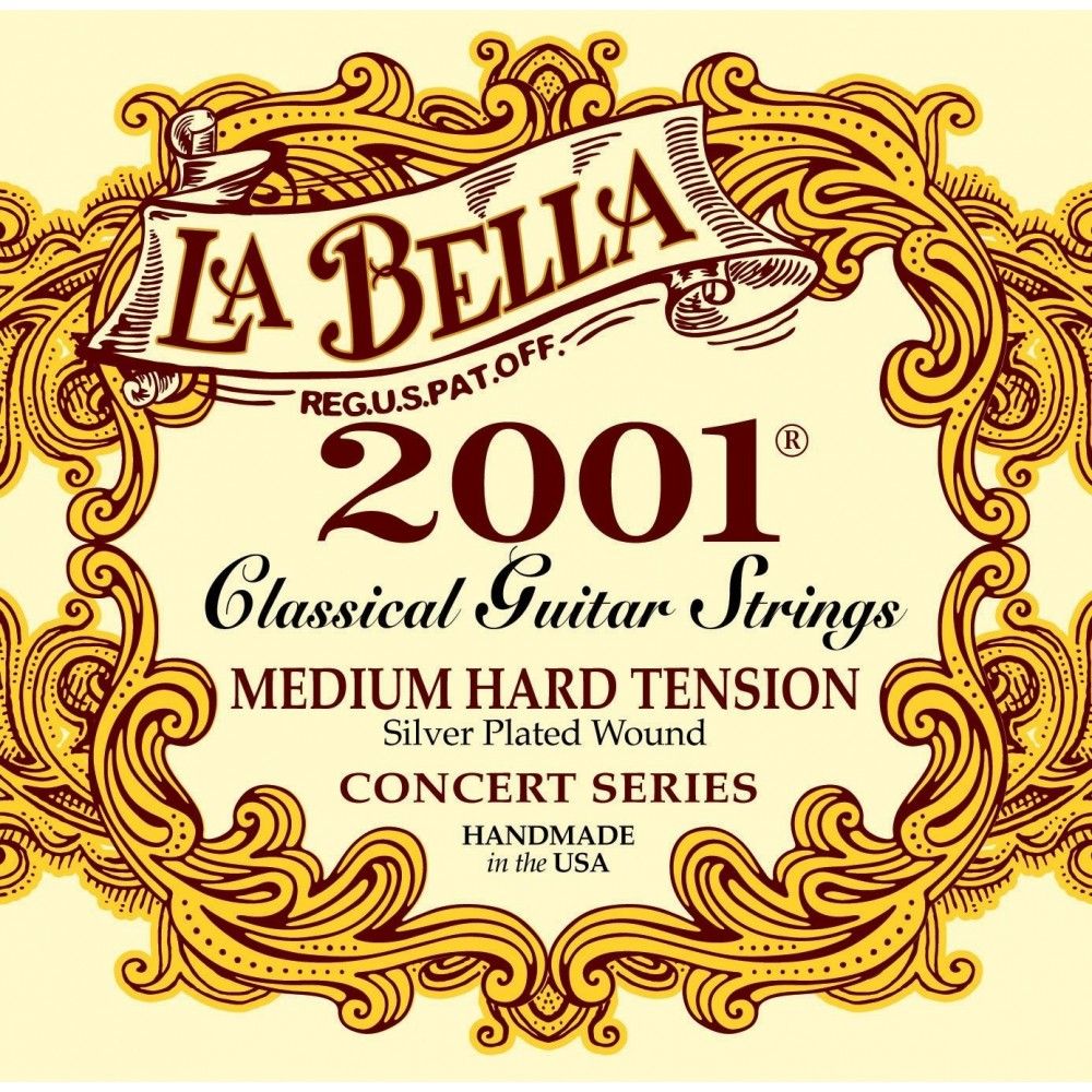 La Bella 2001 Medium Tension - Set Corzi Chitara Clasica La Bella - 1