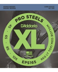 D'Addario EPS165 ProSteels Bass - Set 4 Corzi Bass 45-105 D'Addario - 1