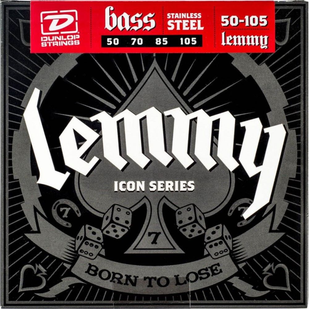 Dunlop LKS50105 Lemmy - Set 4 corzi chitara bass 50-105 Dunlop - 1