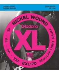 D'Addario EXL170 Long Scale - Set 4 Corzi Chitara Bass 45-100 D'Addario - 1
