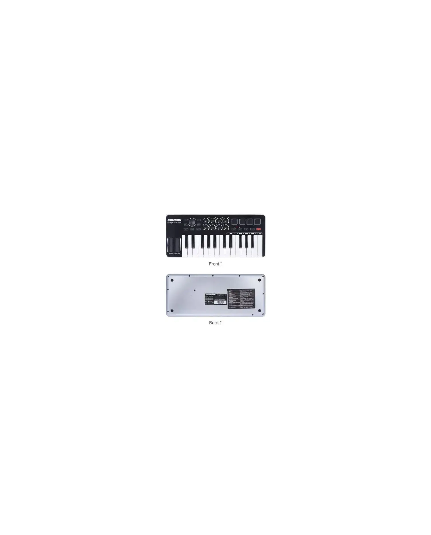 Samson Graphite M25 - Controller MIDI Samson - 4