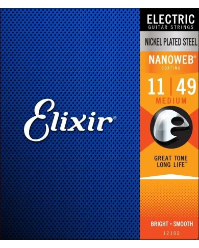Elixir Nanoweb 11-49 - Set Corzi Chitara Electrica Elixir - 1