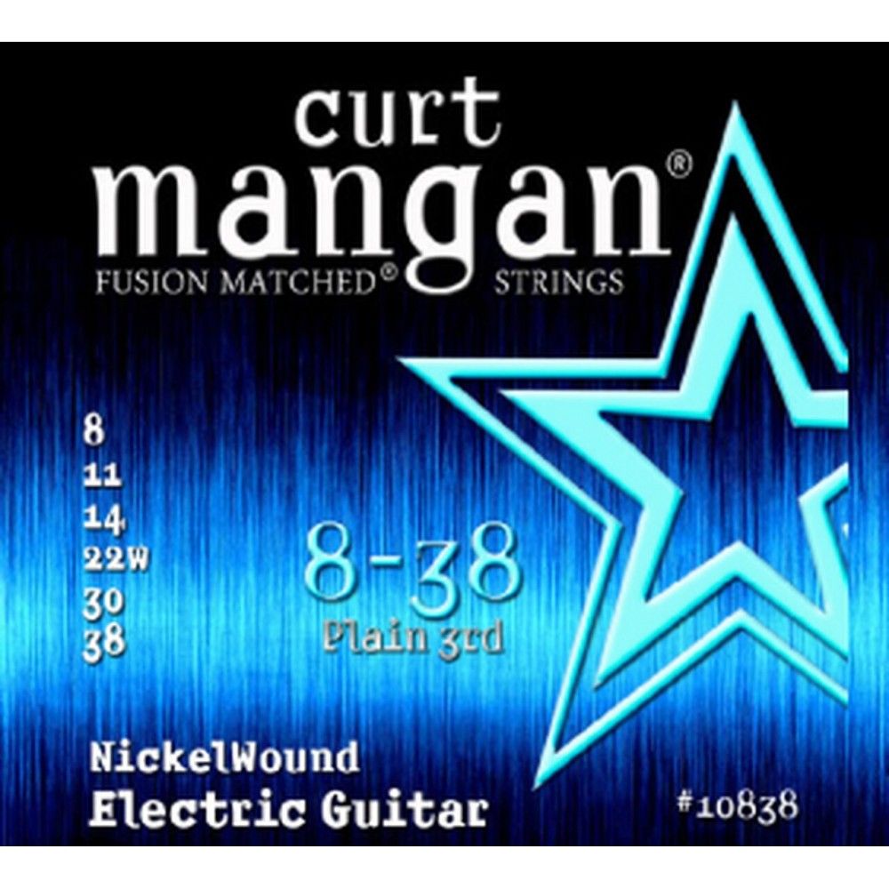 Curt Mangan Nickel Wound 8-38 - Set Corzi Chitara Electrica Curt Mangan - 1
