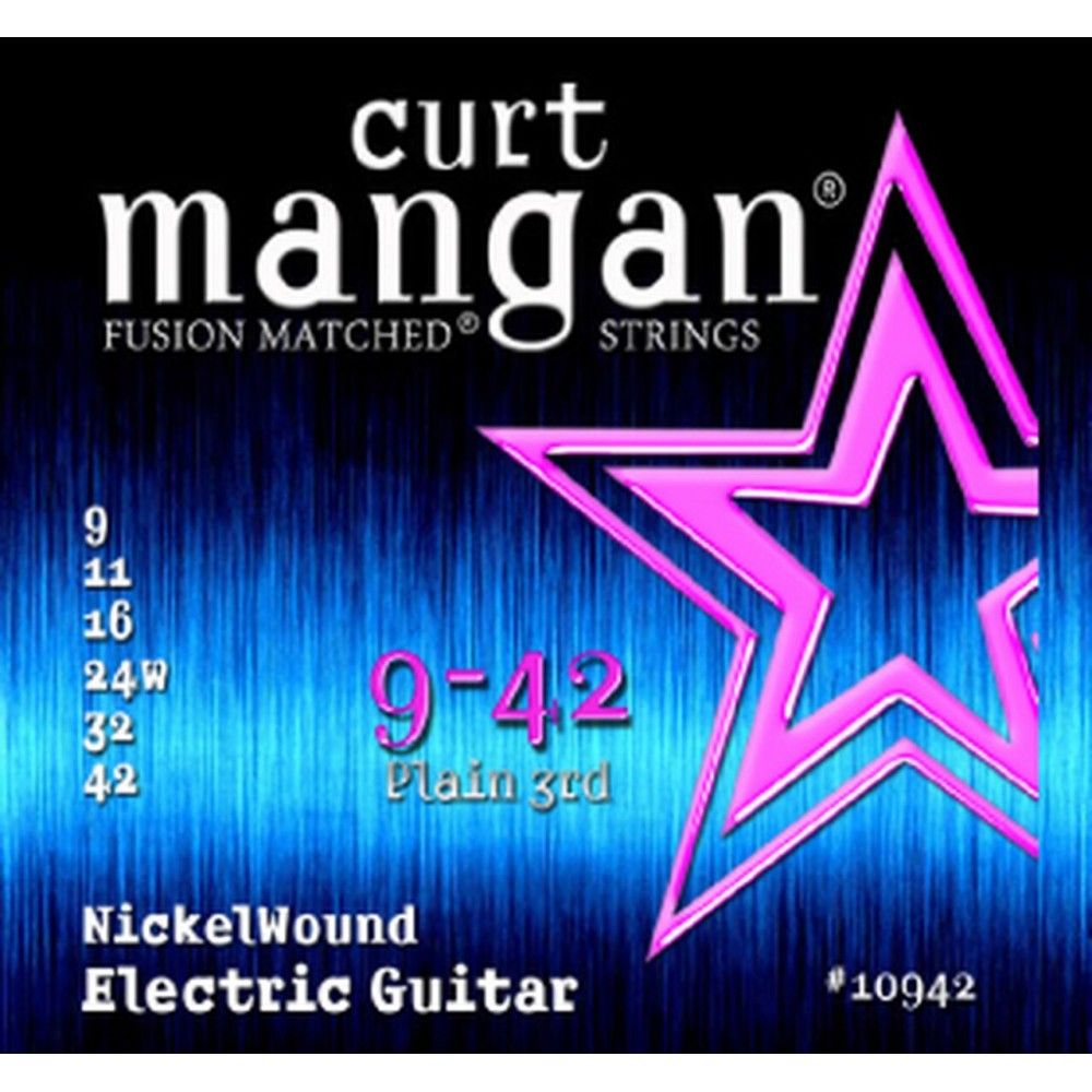 Curt Mangan Nickel Wound 9-42 - Set Corzi Chitara Electrica Curt Mangan - 1
