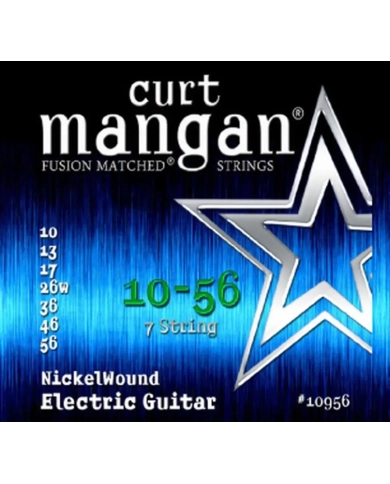 Curt Mangan Nickel Wound 10-56 - Set Corzi Chitara Electrica 7 Str. Curt Mangan - 1