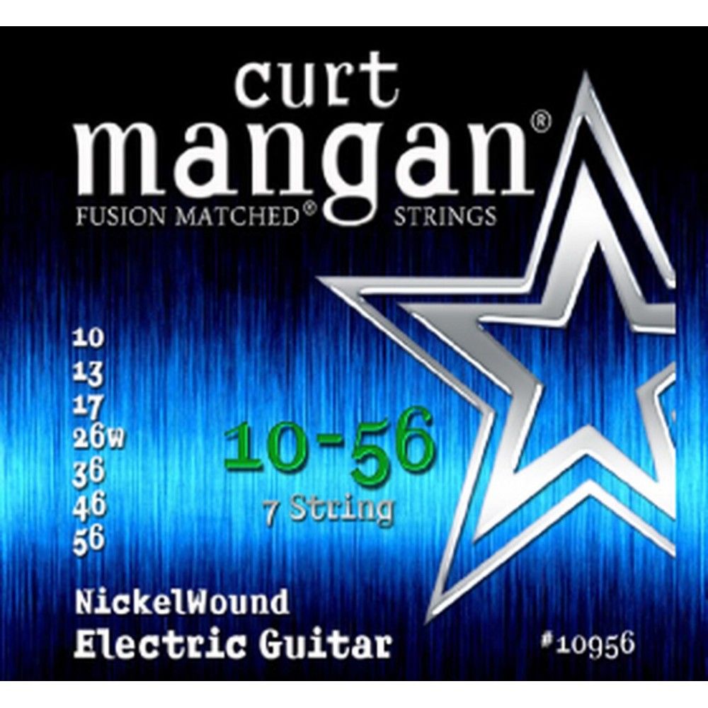Curt Mangan Nickel Wound 10-56 - Set Corzi Chitara Electrica 7 Str. Curt Mangan - 1