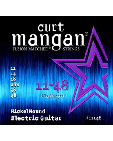 Curt Mangan Nickel Wound 11-48 - Set Corzi Chitara Electrica Curt Mangan - 1