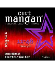 Curt Mangan Pure Nickel 11-48 - Set corzi chitara electrica Curt Mangan - 1