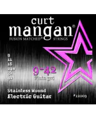 Curt Mangan Stainless 9-42 - Set Corzi Chitara Electrica Curt Mangan - 1