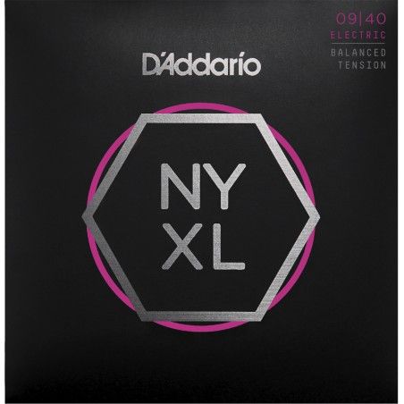 D'Addario NYXL0940BT -Set Corzi Chitara Electrica 09-40 D'Addario - 1