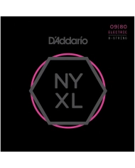 D'Addario NYXL0980 -Set 8 Corzi Chitara Electrica 09-80 D'Addario - 1