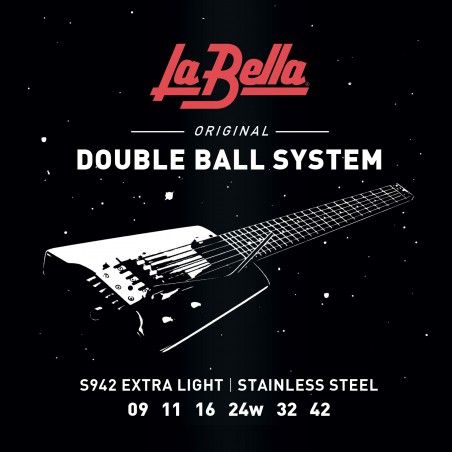 La Bella S942 Double Ball - Set Corzi Chitara Electrica Steinberger 09-42 La Bella - 1