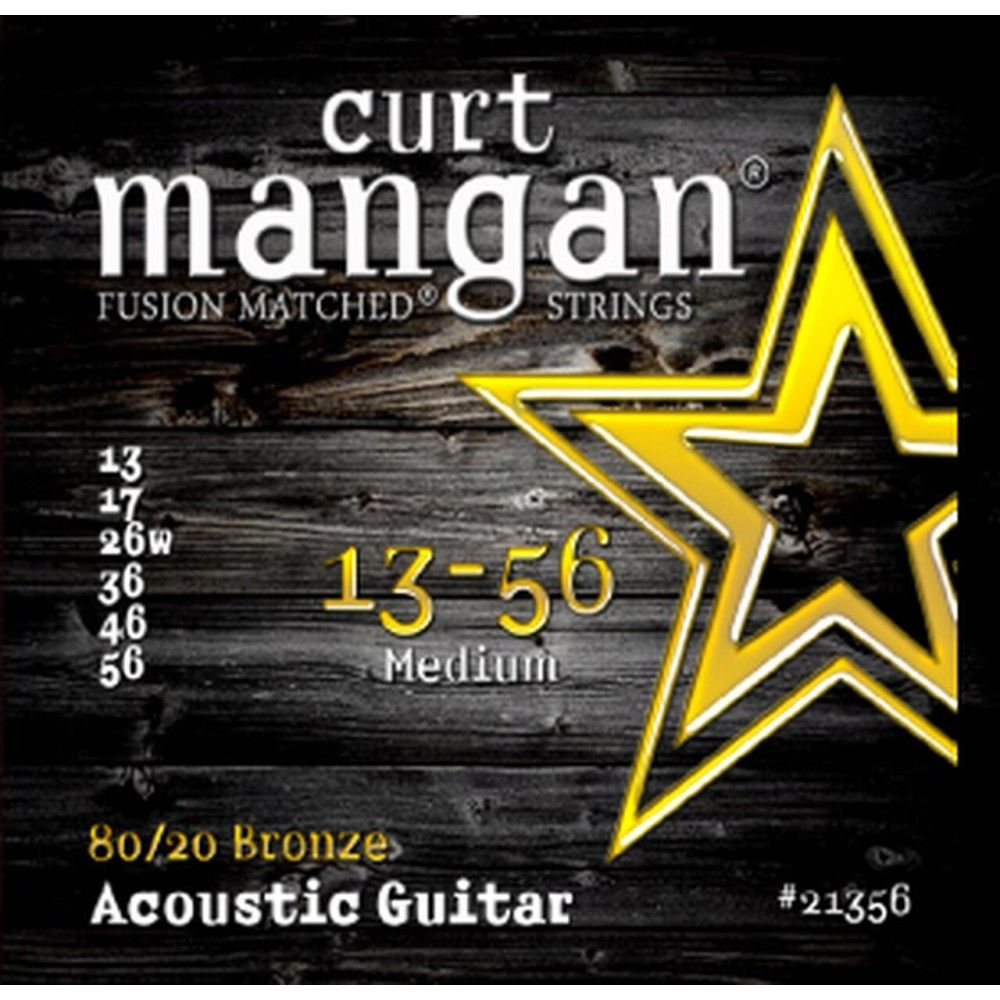 Curt Mangan 80/20 - Set Corzi Chitara Acustica 13-56 Curt Mangan - 1