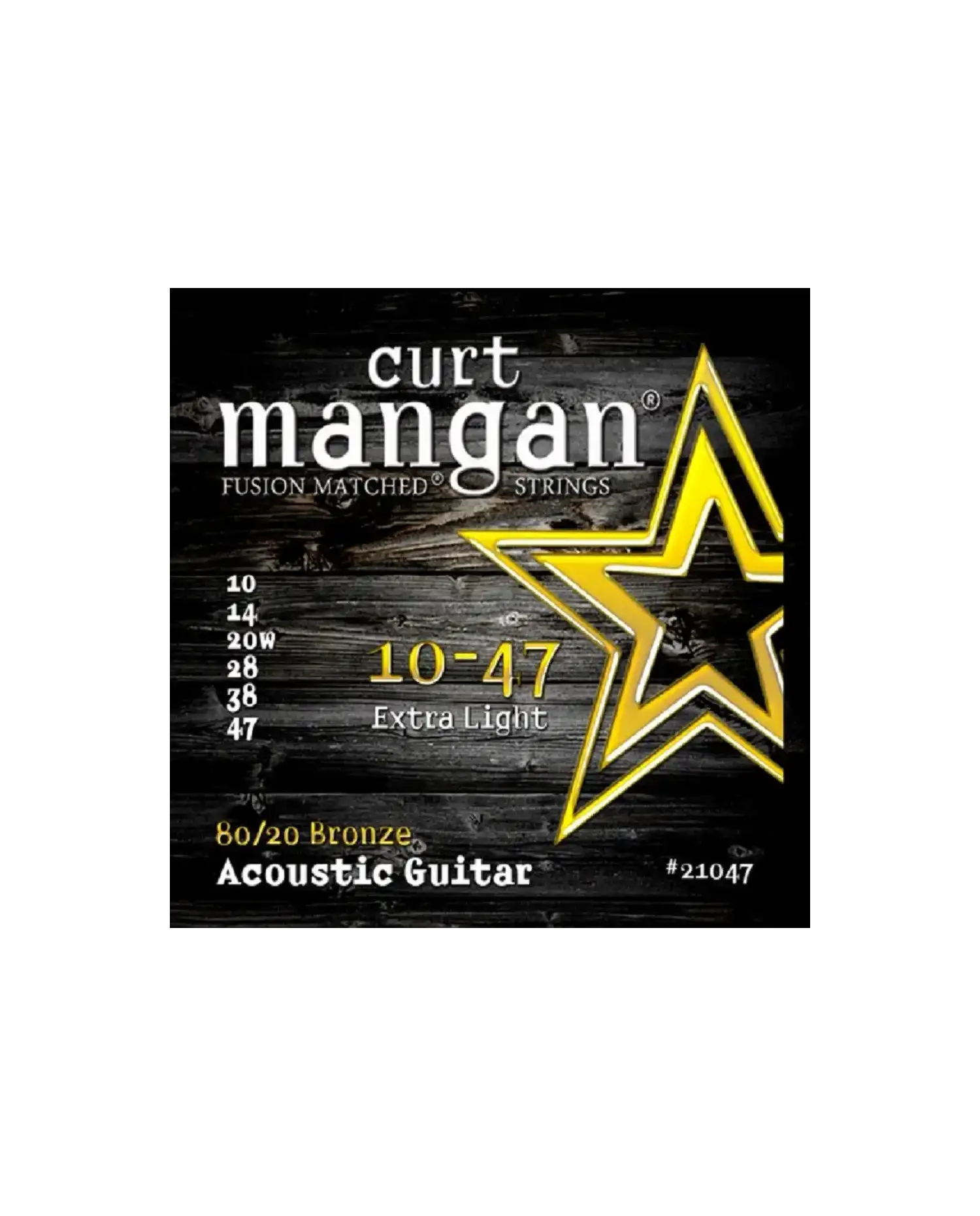 Curt Mangan 80/20 - Set Corzi Chitara Acustica 10-47 Curt Mangan - 1