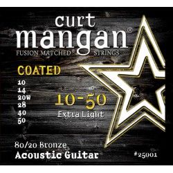 Curt Mangan 80/20 Coated - Set Corzi Chitara Acustica 10-50 Curt Mangan - 1