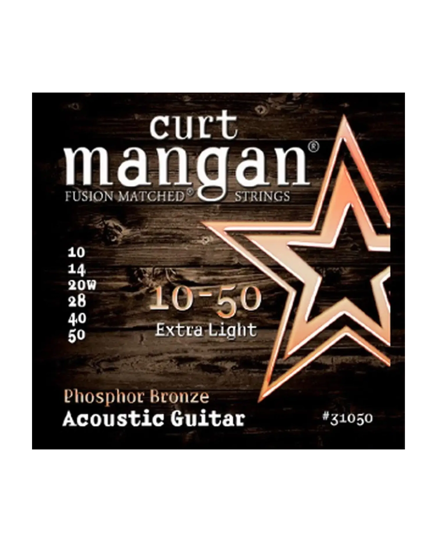 Curt Mangan Phosphor Bronze - Set Corzi Chitara Acustica 10-50 Curt Mangan - 1