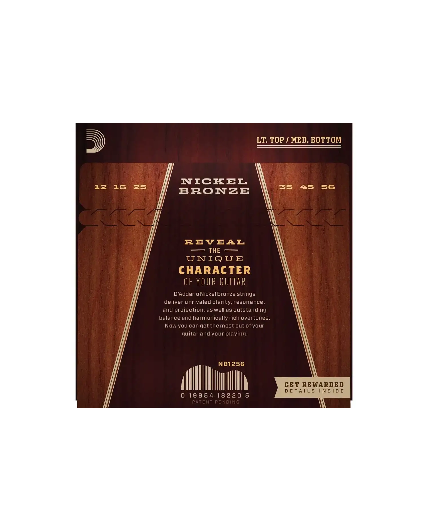 D'Addario NB1256 - Set Corzi Chitara Acustica 12-56 D'Addario - 2