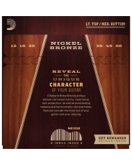 D'Addario NB1256 - Set Corzi Chitara Acustica 12-56 D'Addario - 2