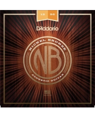 D'Addario NB1256 - Set Corzi Chitara Acustica 12-56 D'Addario - 1