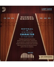 D'Addario NB1253 - Set Corzi Chitara Acustica 12-53 D'Addario - 1