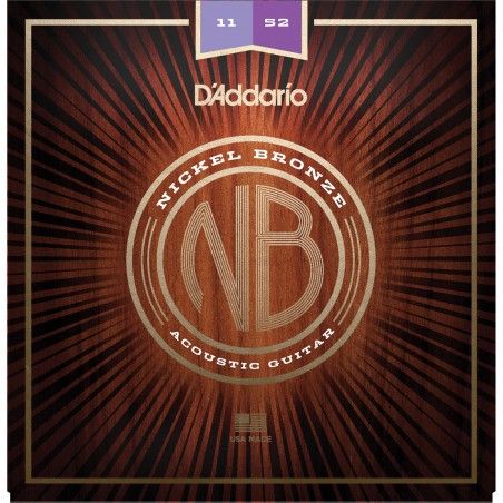 D'Addario NB1152 - Set Corzi Chitara Acustica 11-52 D'Addario - 1
