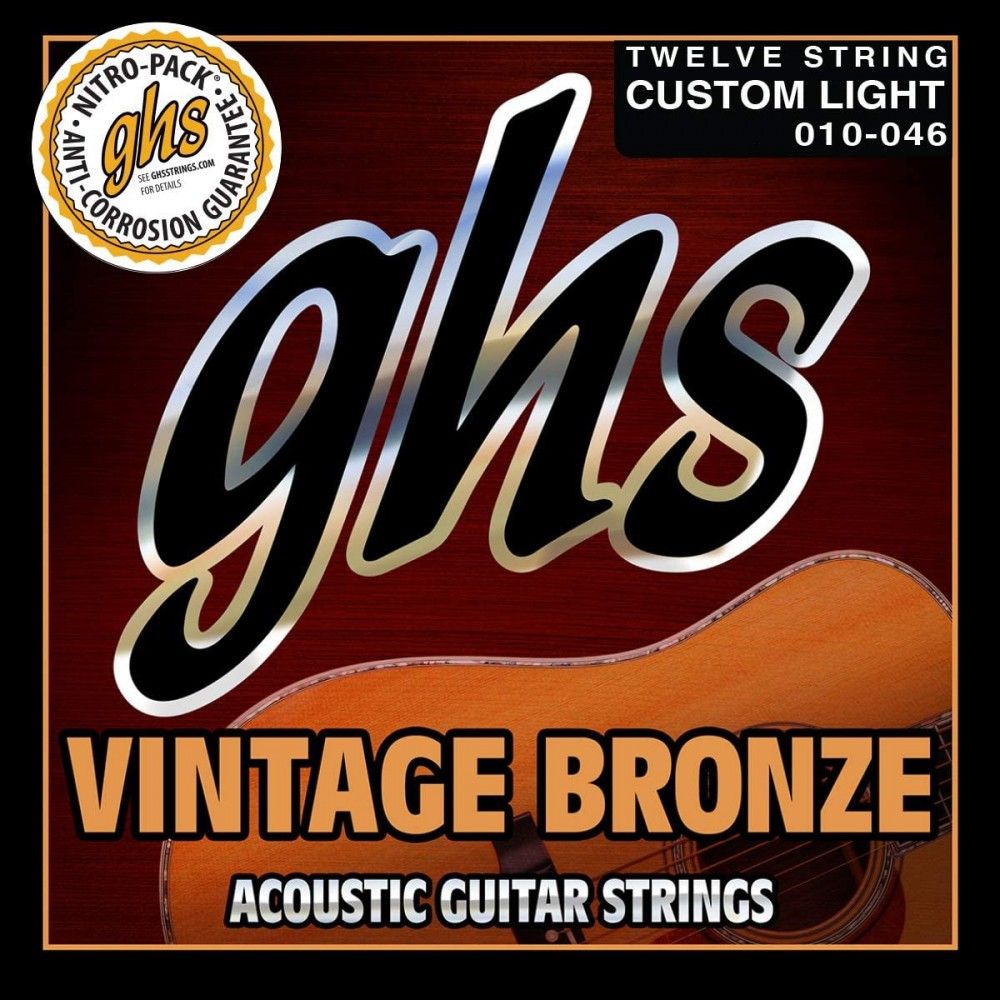 GHS VN-12CL 12 String - Set 12 Corzi Chitara Acustica 10-46 GHS - 1