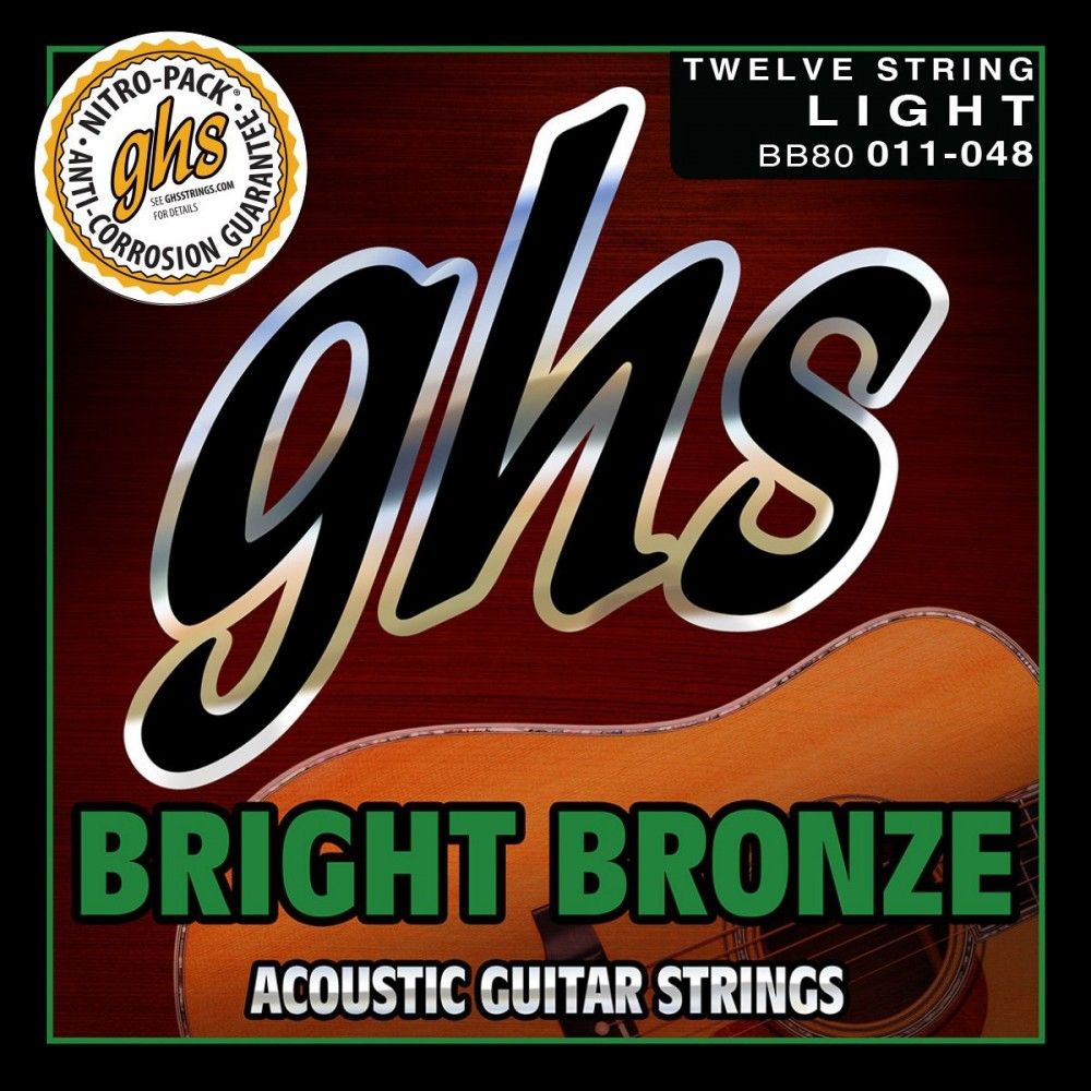 GHS BB80 12 String - Set 12 corzi chitara acustica 11-48 GHS - 1