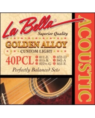 La Bella 40PCL - Set Corzi Chitara Acustica 11-52 La Bella - 1