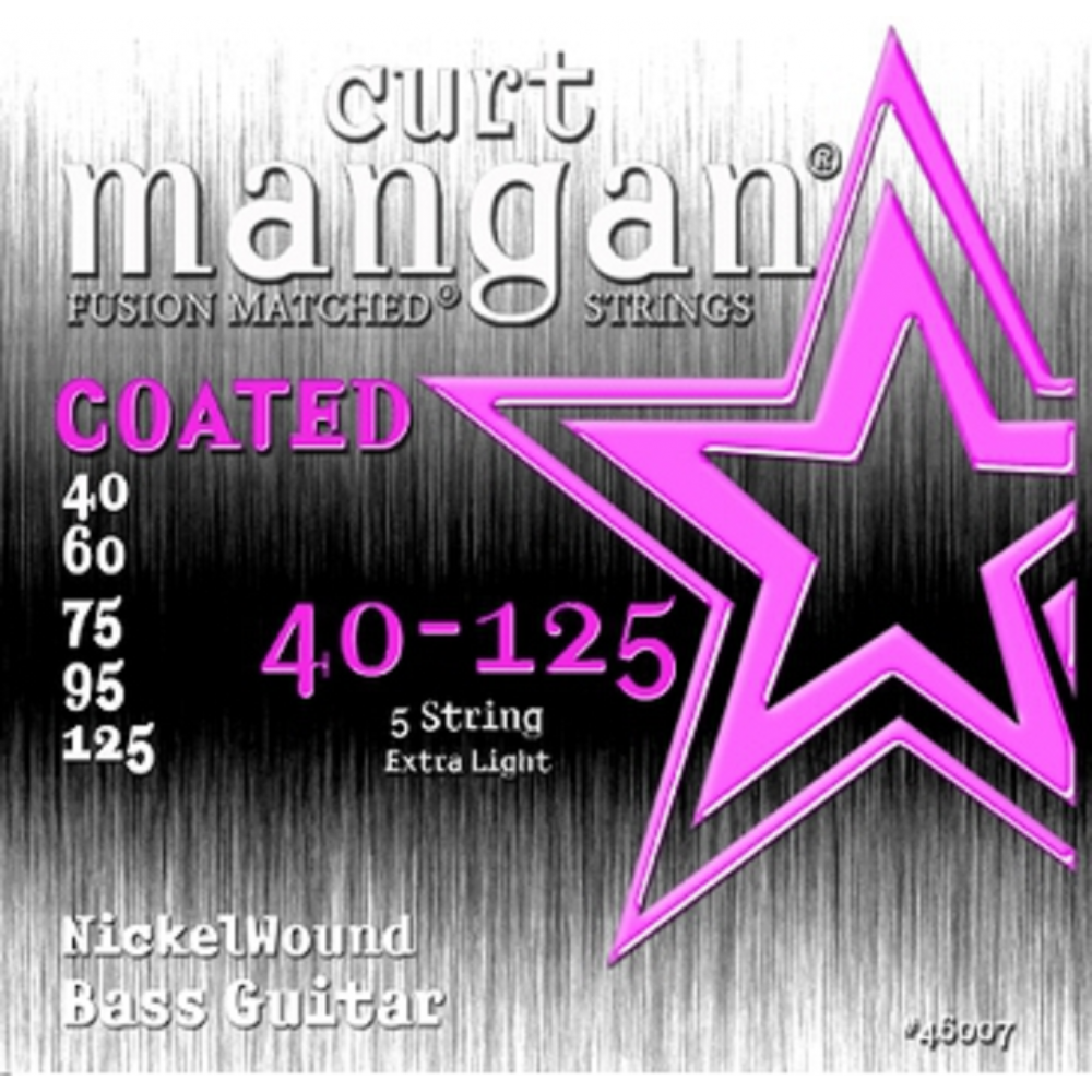 Curt Mangan Nickel Light Coated - Set 5 Corzi Chitara Bass 40-125 Curt Mangan - 1