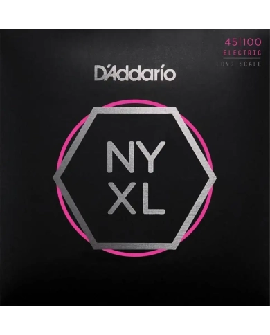 D'Addario NYXL45100 - Set 4 Corzi Chitara Bass 45-100 D'Addario - 1