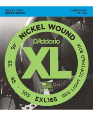 D'Addario EXL165 Long Scale - Set 4 Corzi Chitara Bass 45-105 D'Addario - 1