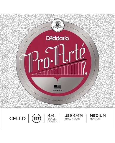 D'Addario J59 Medium Tension - Corzi violoncel 4/4 D'Addario - 1
