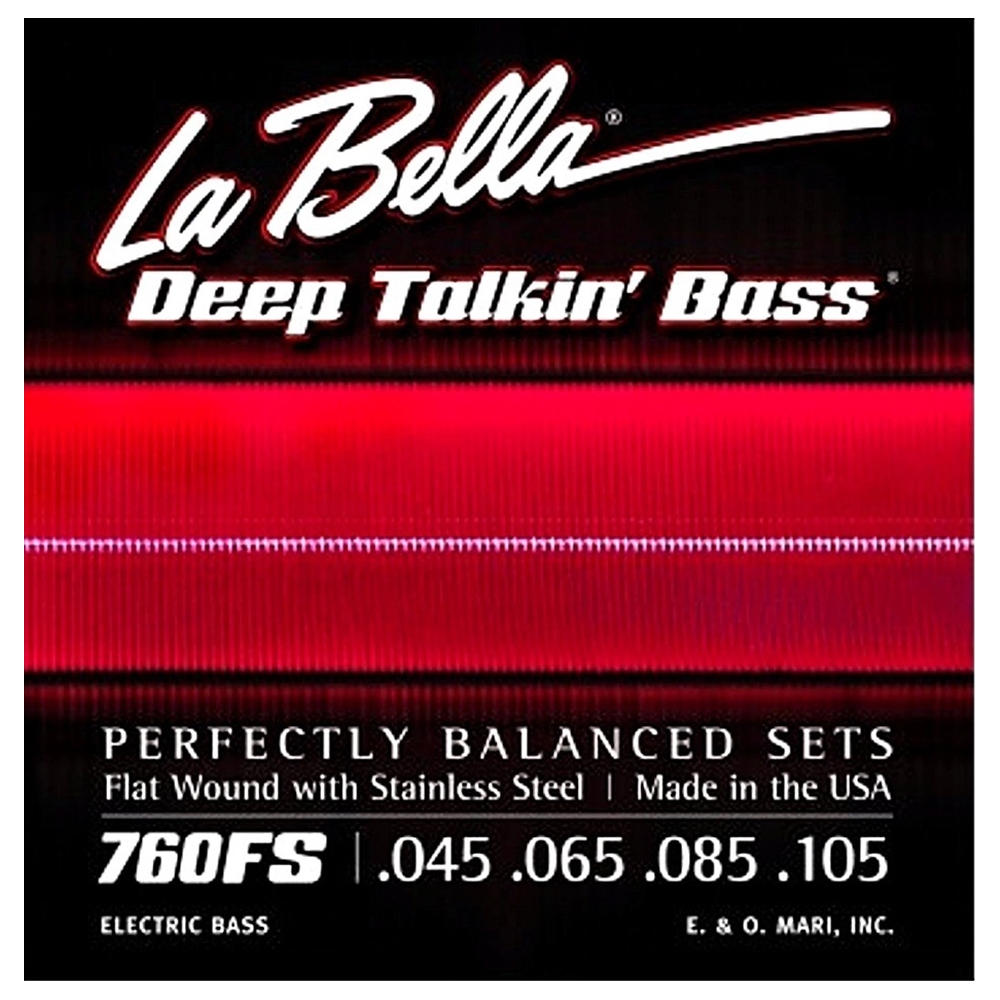 La Bella 760FS Stainless - Set Corzi Chitara Bass 45-105 La Bella - 1