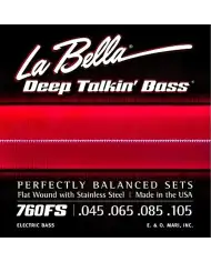 La Bella 760FS Stainless - Set Corzi Chitara Bass 45-105 La Bella - 1