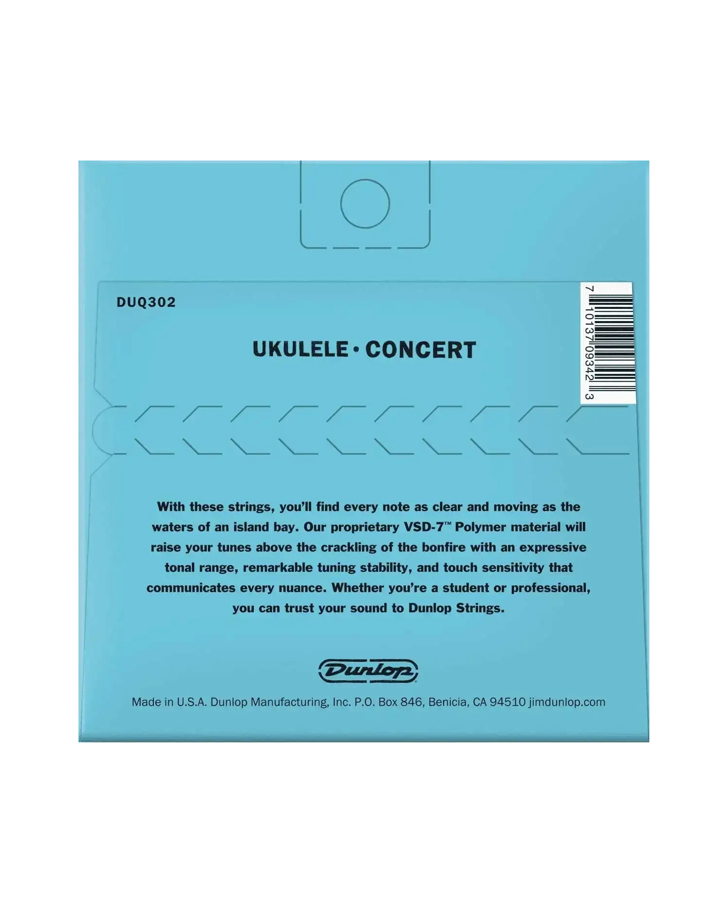 Dunlop DUQ302 Concert-4 - Set Corzi Ukulele Concert Dunlop - 2