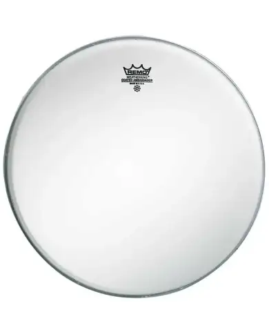 Remo Ambassador Coated Smooth White 12" - Fata toba Remo - 1