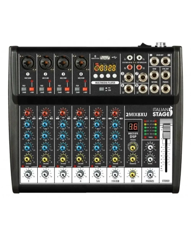Italian Stage 2MIX8XU - Mixer Neamplificat Italian Stage - 1