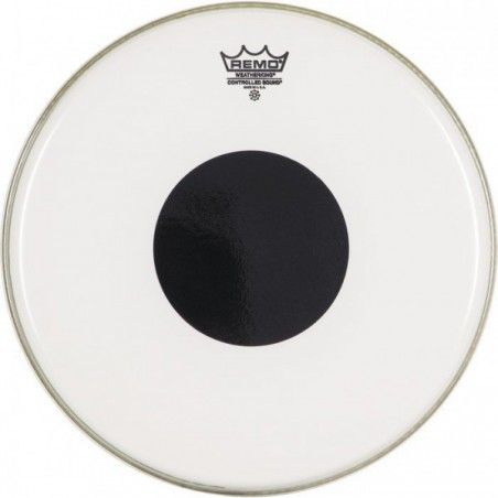 Remo Controlled Sound Clear 10", punctul negru deasupra - Fata toba Remo - 1