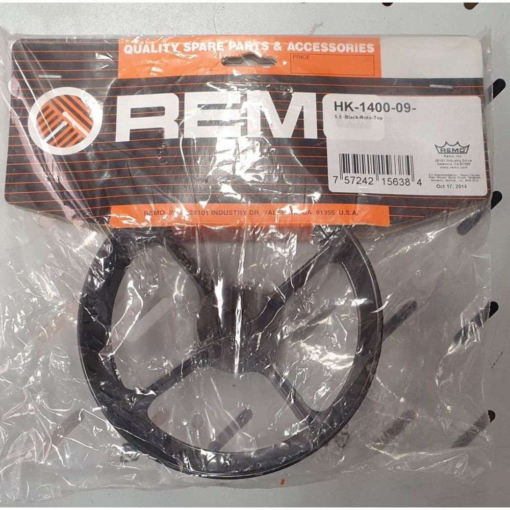 REMO 5.5 Black Roto Top - Inel Superior Remo - 1