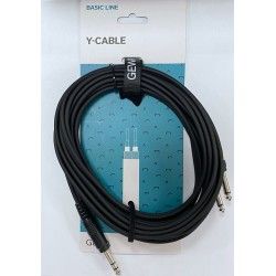 GEWA Y-Cable Basic Line 6m - Cablu Y Jack 6.35  - 1