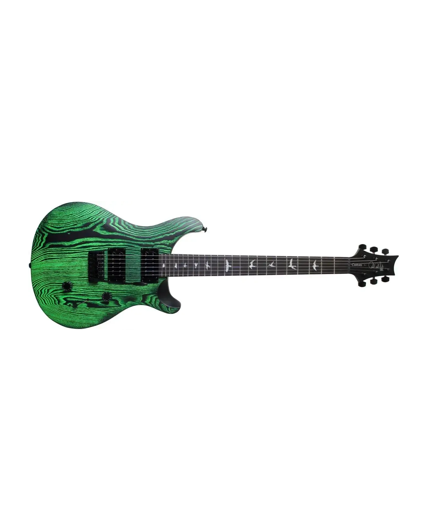 PRS SE Custom 24 LTD Sand-Blasted Emerald - Chitara Electrica PRS - 1