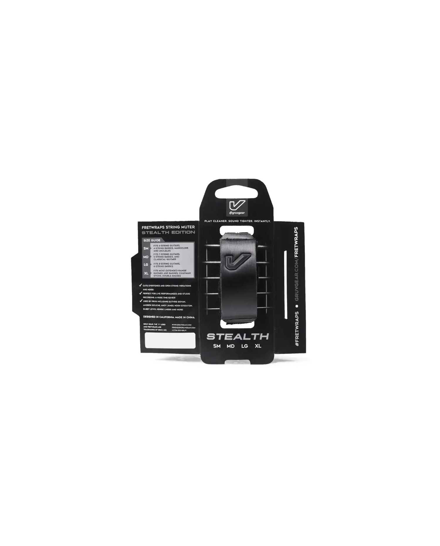 Gruv Gear FretWrap SM - Stealth Gruv Gear - 3