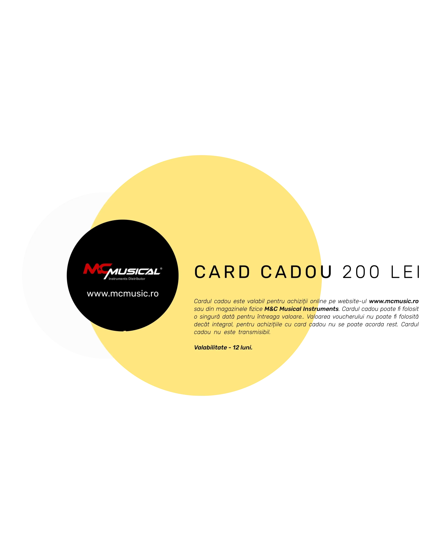 Card cadou 200 lei  - 1