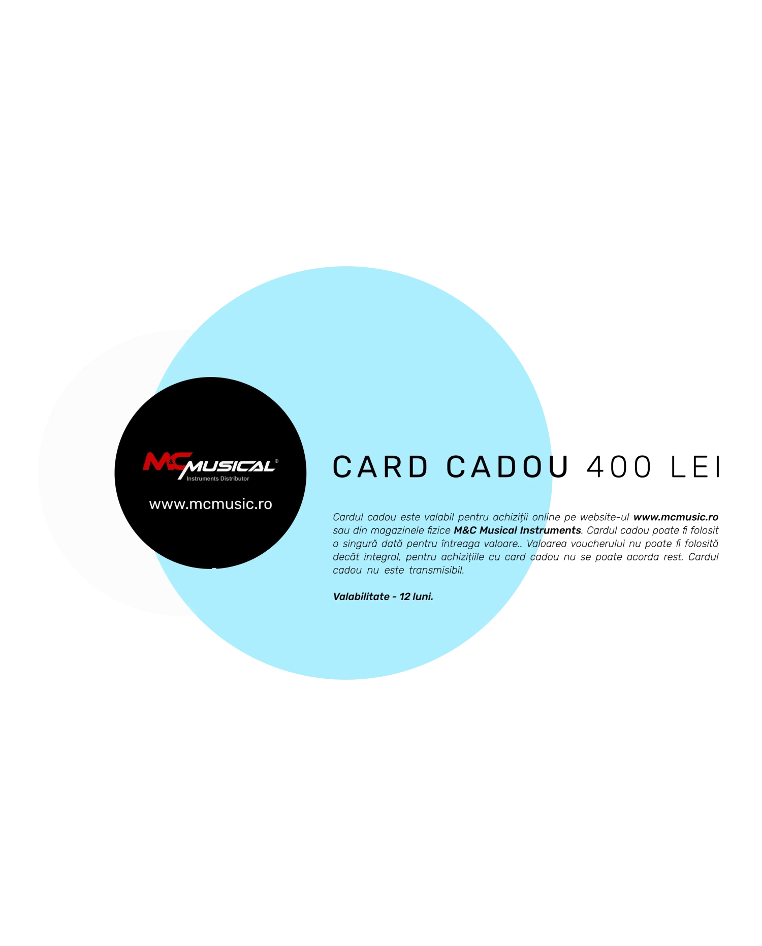 Card cadou 400 lei  - 1