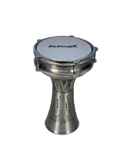 Masterwork Turkish Alluminium Relief Silver Washed - Darbouka Masterwork - 1