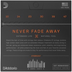 D'Addario XT Acoustic 80/20 Extra Light - Corzi Chitara Acustica 10-47 D'Addario - 2