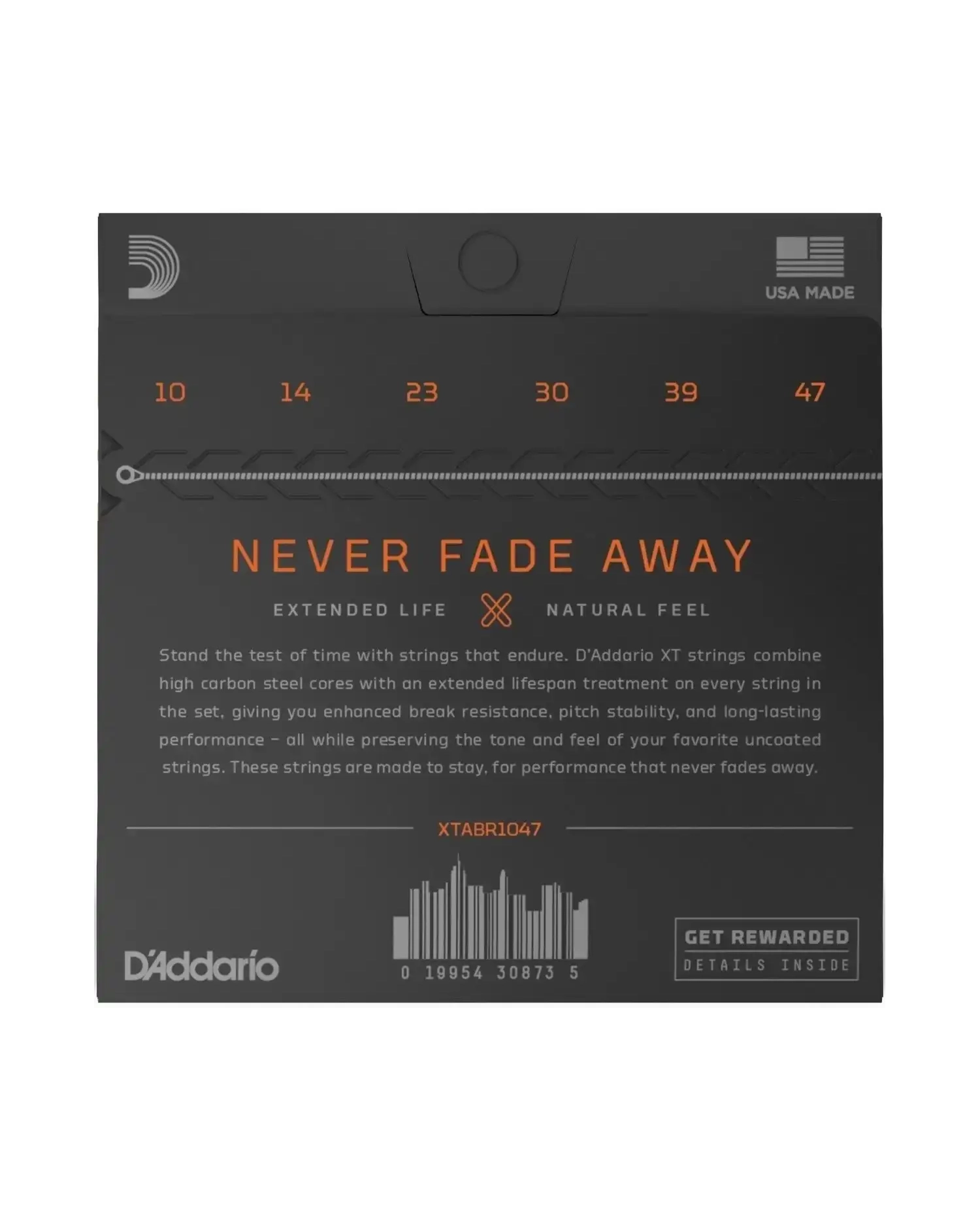 D'Addario XT Acoustic 80/20 Extra Light - Corzi Chitara Acustica 10-47 D'Addario - 2