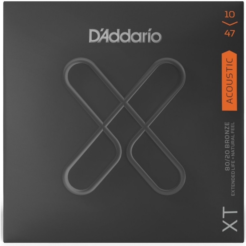 D'Addario XT Acoustic 80/20 Extra Light - Corzi Chitara Acustica 10-47 D'Addario - 1